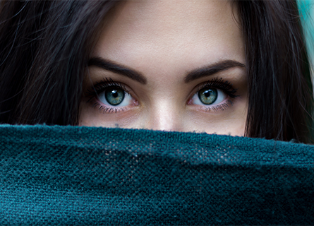 Woman Green Eyes